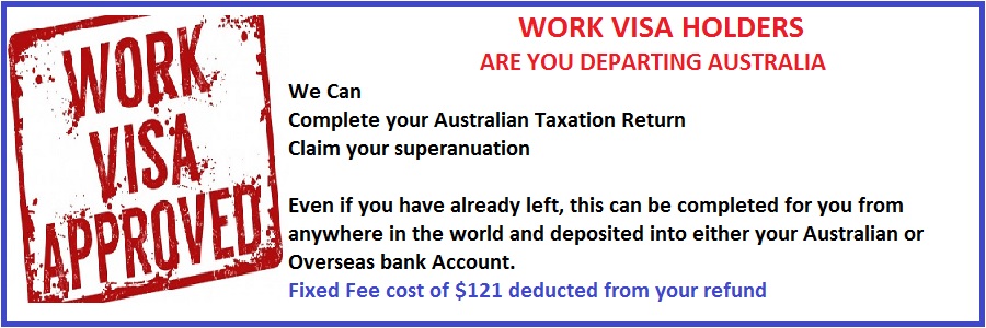 Work Visa Holders Departing Australia